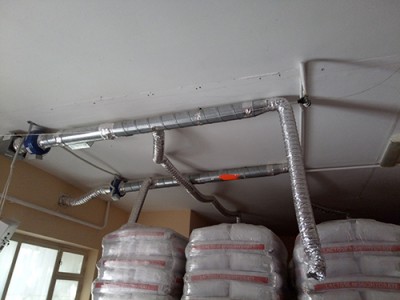 Монтаж вентиляції у складському приміщенні (Ворзель)