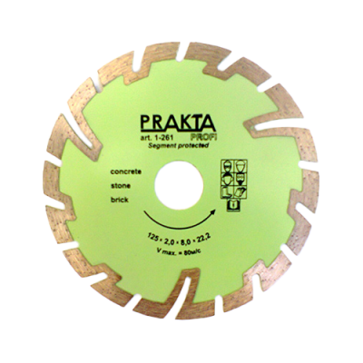 Алмазний диск Prakta 230*22,2*2,4*7 мм